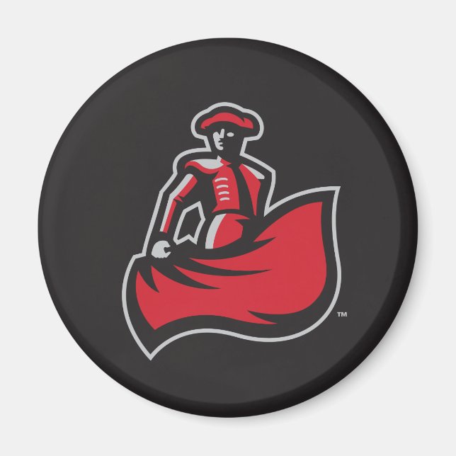 CSUN Matador with Cape - Black Magnet (Front)