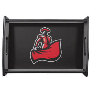 CSUN Matador with Cape - Black Serving Tray