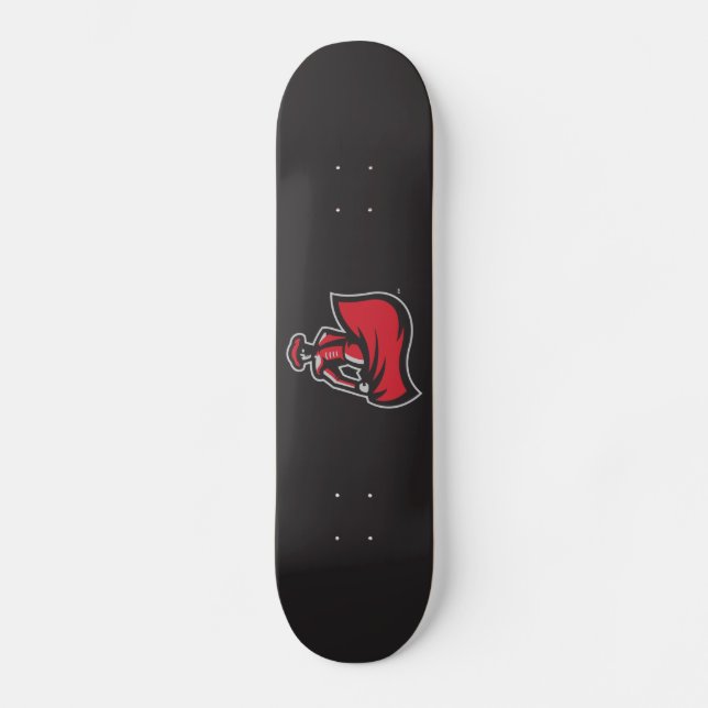 CSUN Matador with Cape - Black Skateboard Deck (Front)