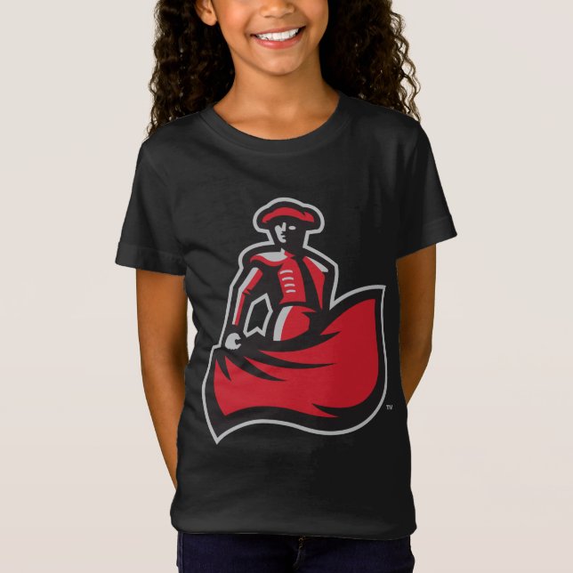 CSUN Matador with Cape - Black T-Shirt (Front)