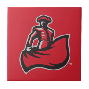 CSUN Matador with Cape - Red Ceramic Tile