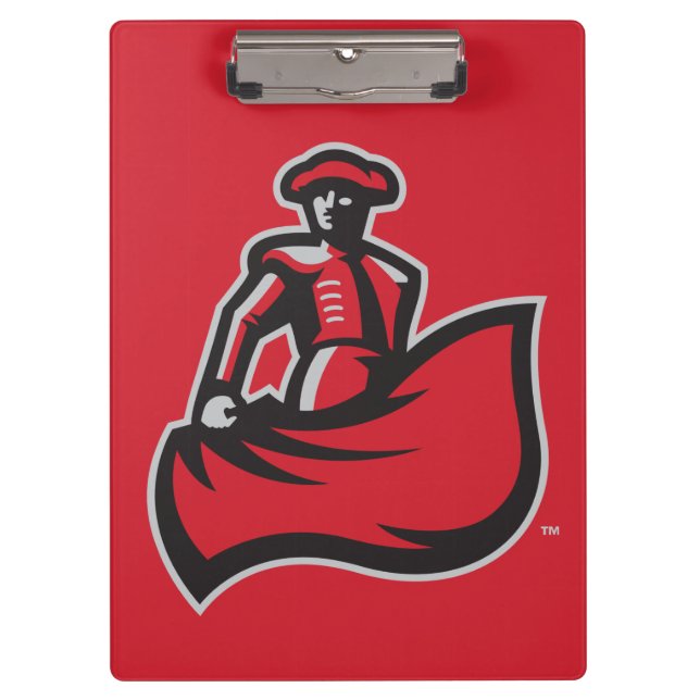 CSUN Matador with Cape - Red Clipboard (Front)