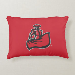 CSUN Matador with Cape - Red Decorative Pillow