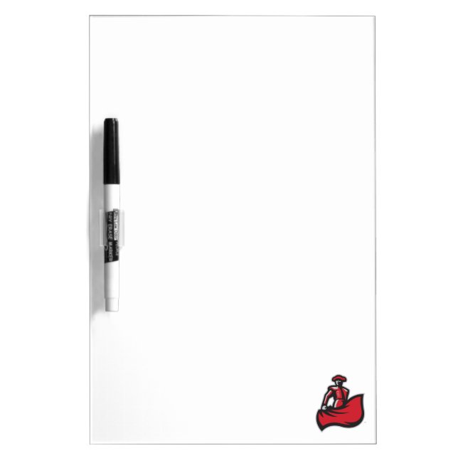 CSUN Matador with Cape - Red Dry-Erase Board (Front)