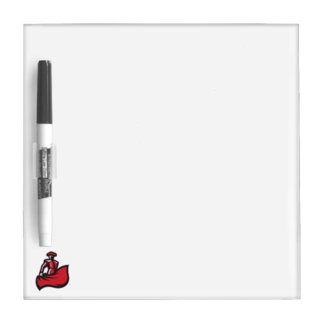 CSUN Matador with Cape - Red Dry-Erase Board (Front)