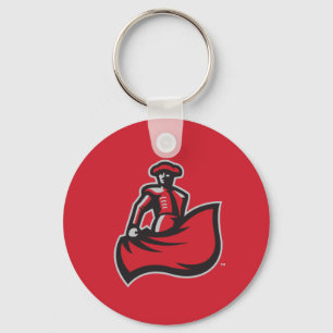 CSUN Matador with Cape - Red Keychain