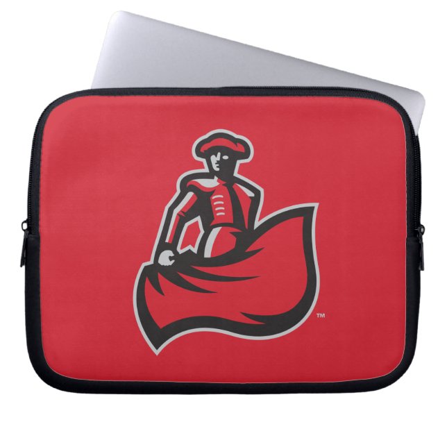 CSUN Matador with Cape - Red Laptop Sleeve (Front)