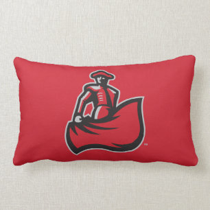 CSUN Matador with Cape - Red Lumbar Pillow
