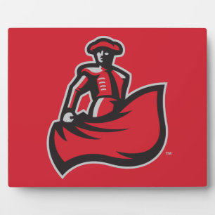 CSUN Matador with Cape - Red Plaque