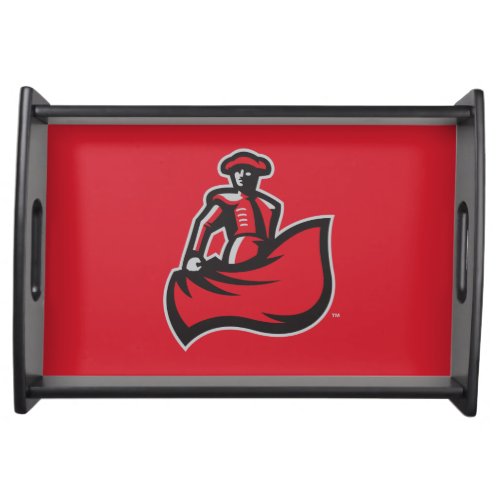 CSUN Matador with Cape _ Red Serving Tray