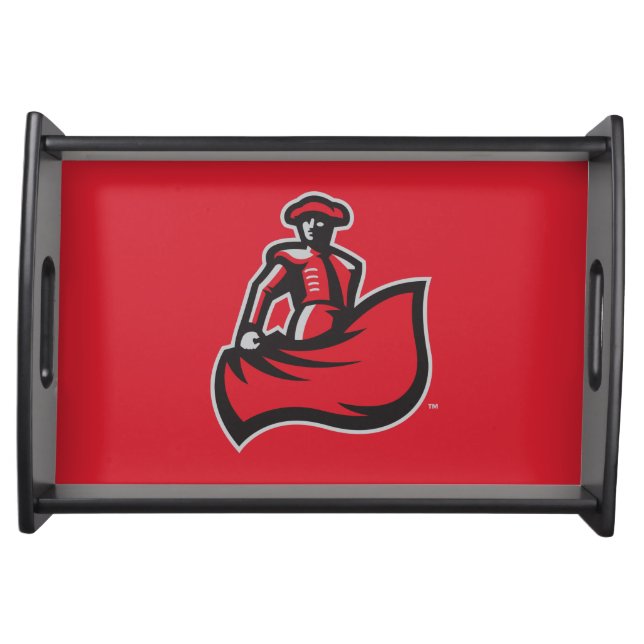 CSUN Matador with Cape - Red Serving Tray (Front)