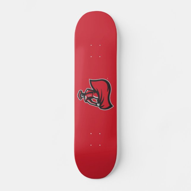 CSUN Matador with Cape - Red Skateboard (Front)