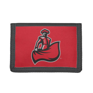 CSUN Matador with Cape - Red Tri-fold Wallet