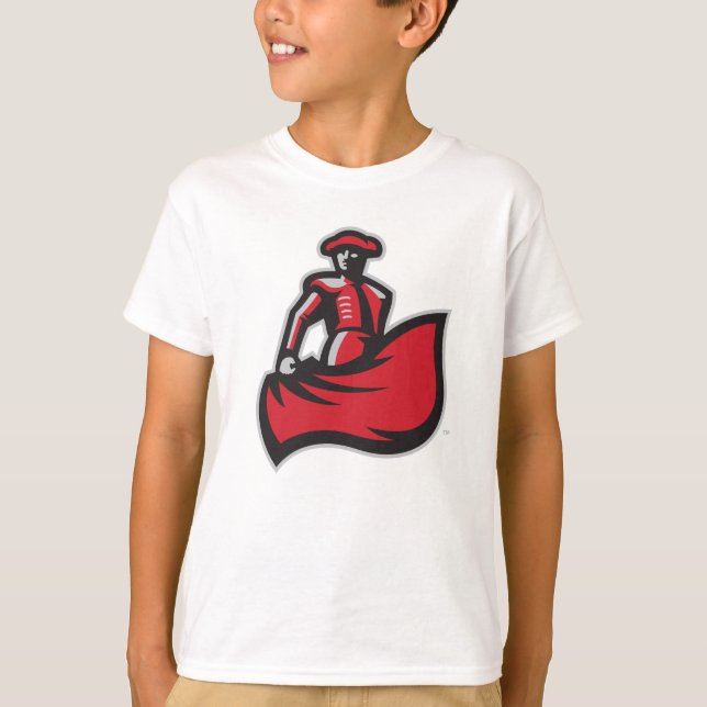 CSUN Matador with Cape - White T-Shirt (Front)