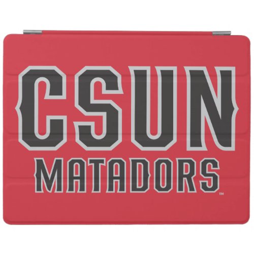 CSUN Matadors _ Black with Gray Outline iPad Smart Cover