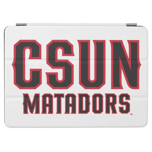 CSUN Matadors _ Black with Red Outline iPad Air Cover