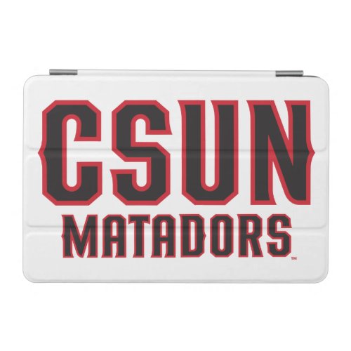 CSUN Matadors _ Black with Red Outline iPad Mini Cover