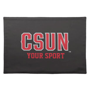 CSUN Red - Customize Your Sport Cloth Placemat