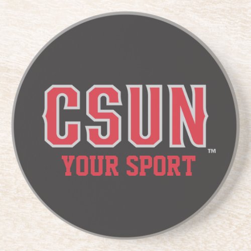 CSUN Red _ Customize Your Sport Coaster