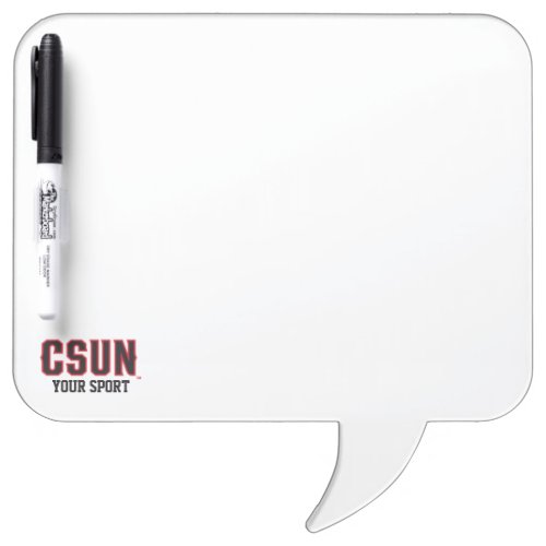 CSUN Red _ Customize Your Sport Dry_Erase Board