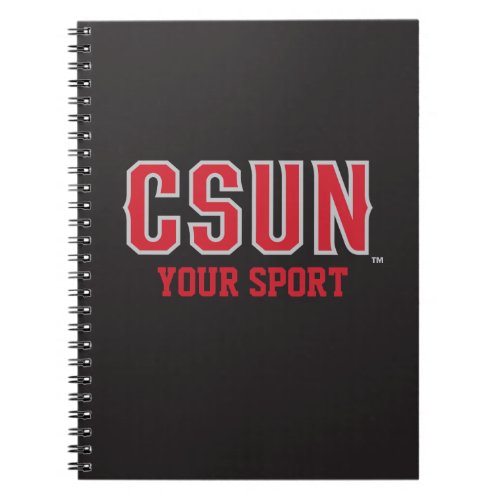 CSUN Red _ Customize Your Sport Notebook