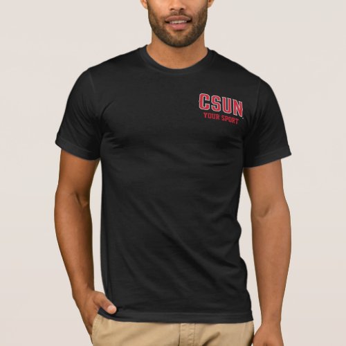 CSUN Red _ Customize Your Sport T_Shirt
