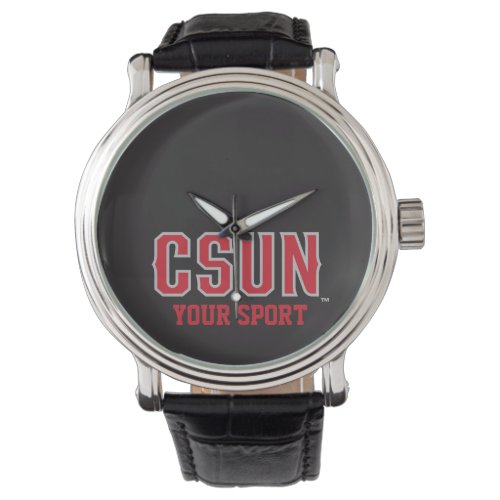 CSUN Red _ Customize Your Sport Watch