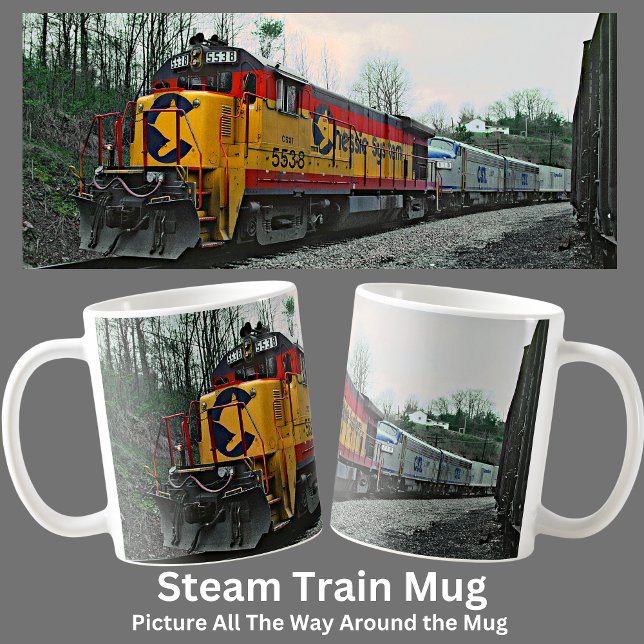 CSX Chessie Diesel Locomotive Train Coffee Mug (Creator Uploaded)
