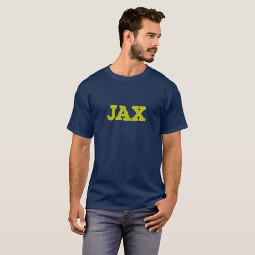 CSX Font JAX Jacksonville T_shirt