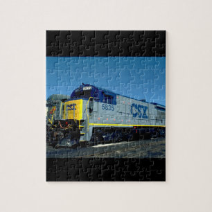 CSX GE B36-7 #5835, 1990_Trains Jigsaw Puzzle
