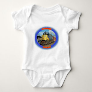CSX Locomotive Baby Bodysuit