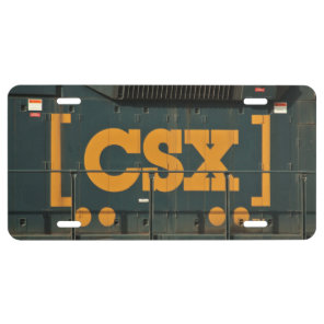 CSX Logo License Plate