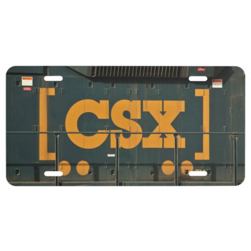 CSX Logo License Plate