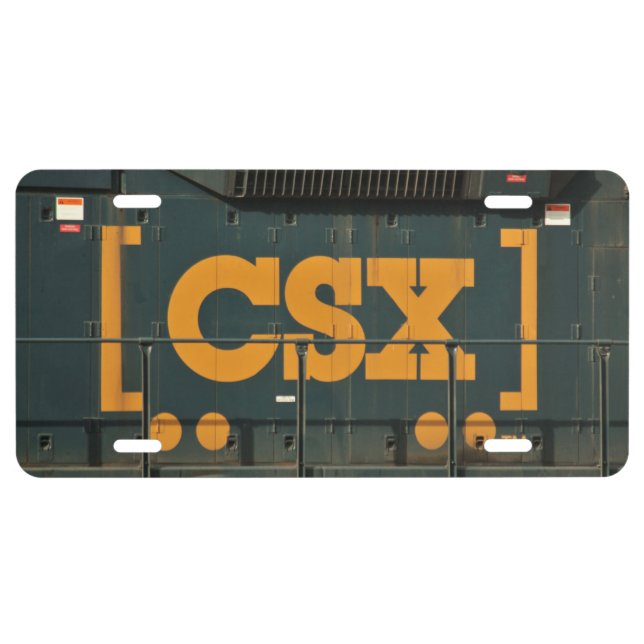 CSX Logo License Plate (Front)