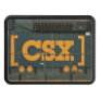 CSX Logo Railroad Truck Hitch Cover
