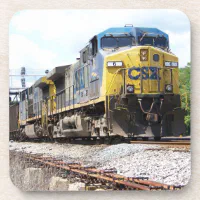 CSX Railroad AC4400CW #6 With a Coal Train Water Bottle