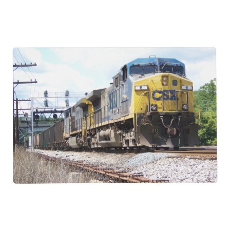 Csx Railroad Ac4400cw #6 With A Coal Train Placemat