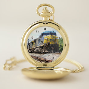 CSX Railroad AC4400CW #6 With a Coal Train       Pocket Watch