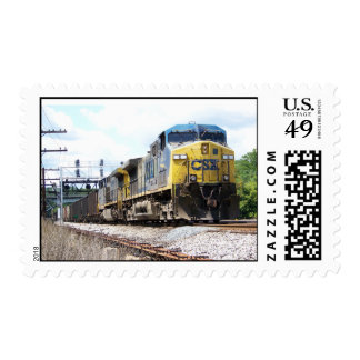 CSX Railroad AC4400CW #6 With a Coal Train Postage