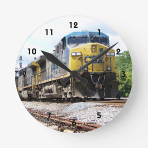 CSX Railroad AC4400CW #6 With a Coal Train     Round Clock