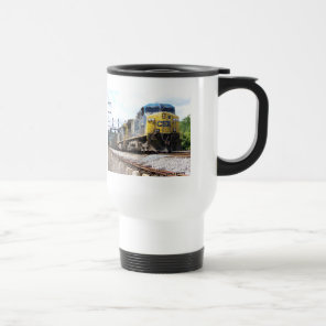 CSX Railroad AC4400CW #6 With a Coal Train Travel Mug