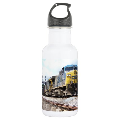 CSX Railroad AC4400CW 6 With a Coal Train Water Bottle