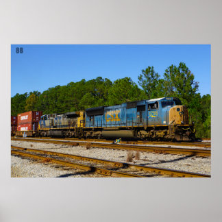 CSX Train poster