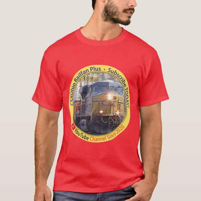 CSXOhio RailFan Plus T-Shirt (Front)