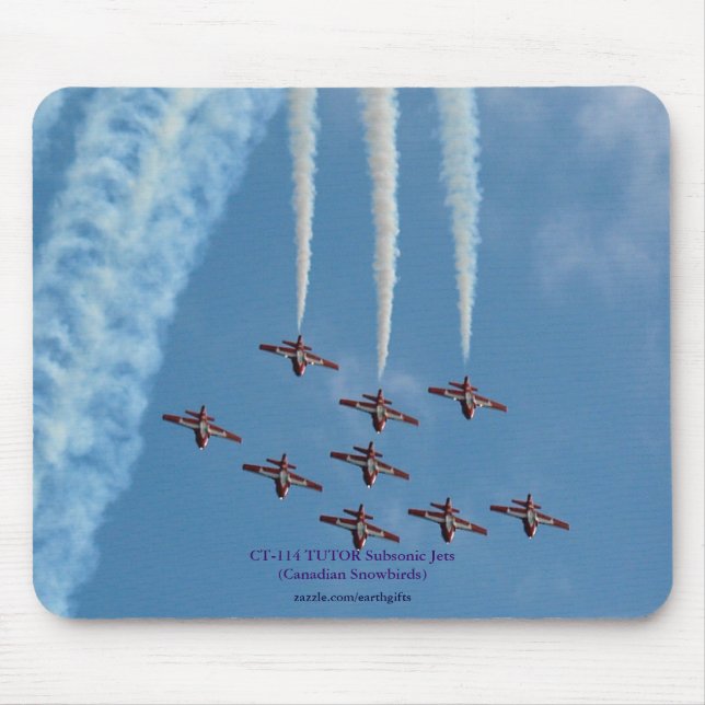 CT-114 Tutor Snowbirds Subsonic Jets Mousepad (Front)