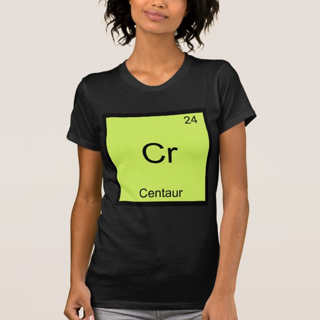 Ct - Centaur Funny Chemistry Element Symbol Tee (Front)
