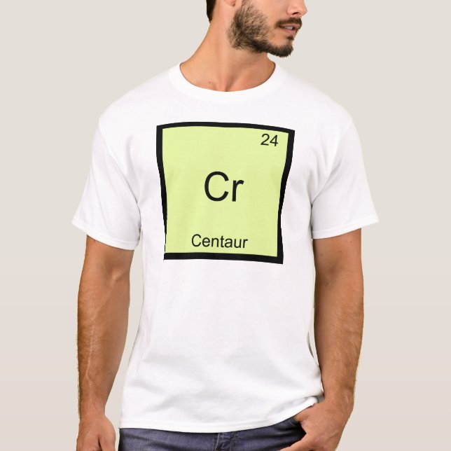 Ct - Centaur Funny Chemistry Element Symbol Tee (Front)