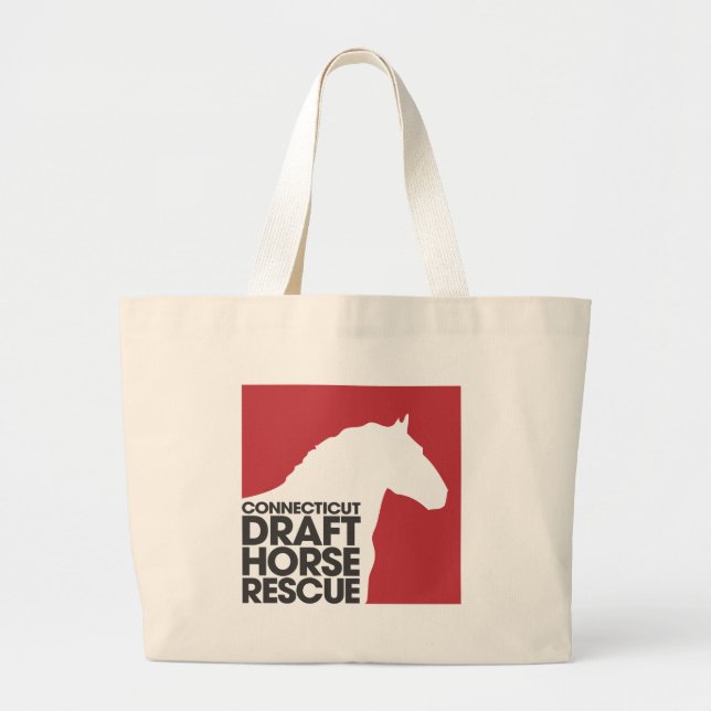 CT Draft Horse Rescue tote bag (Front)