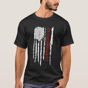 CT Technologist American Flag 4th Of July T-Shirt
