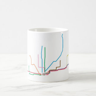 CTA "EL" Map Mug